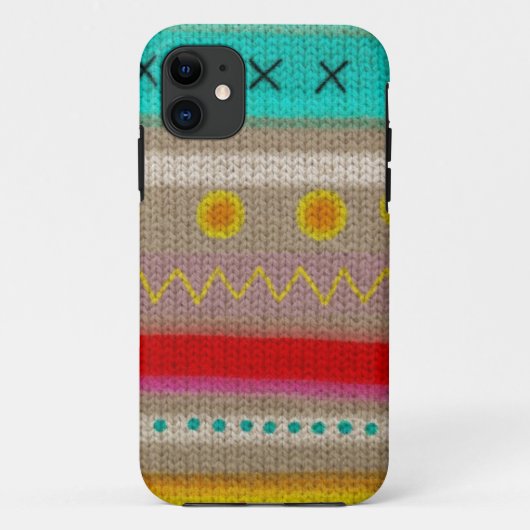 十字のステッチのiphoneの場合 Case-Mate iPhoneケース (裏面)