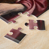 十字のパズルを運んでいるEugene Greco -キリスト ジグソーパズル (側面)