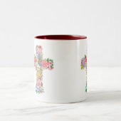 十字のマグ-愛、希望、信頼 ツートーンマグカップ (中央)