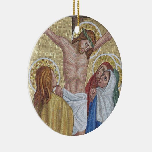 十字のモザイク宗教芸術のオーナメントのイエス・キリスト セラミックオーナメント (右)