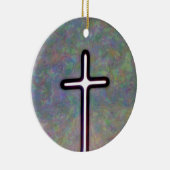 十字の中のライトを握って下さい セラミックオーナメント (右)