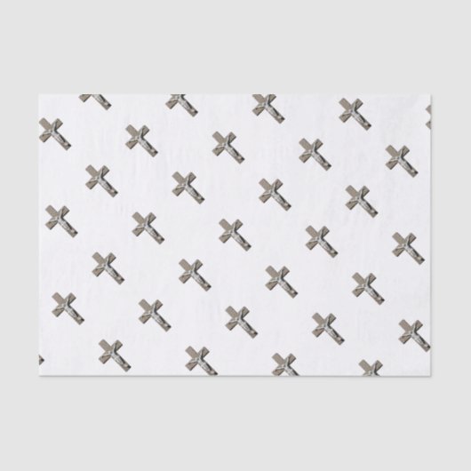 十字の彫刻のJesuschrist 薄葉紙 (正面)