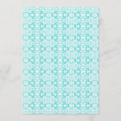 十字の結婚式メニューカード メニュー (裏面)