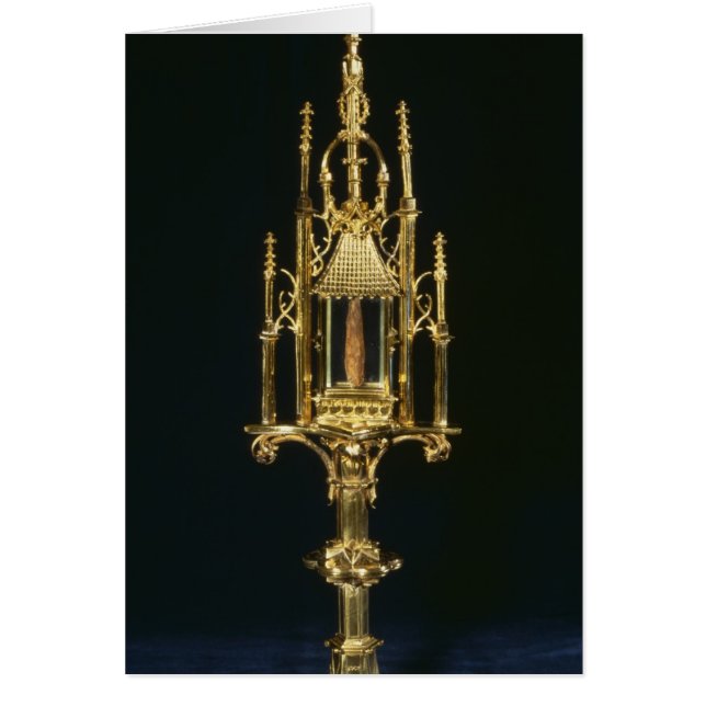 十字の部分が付いているReliquaryのMonstrance (正面)