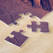 十字の|の聖書の下で落ちているイエス・キリスト ジグソーパズル (側面)