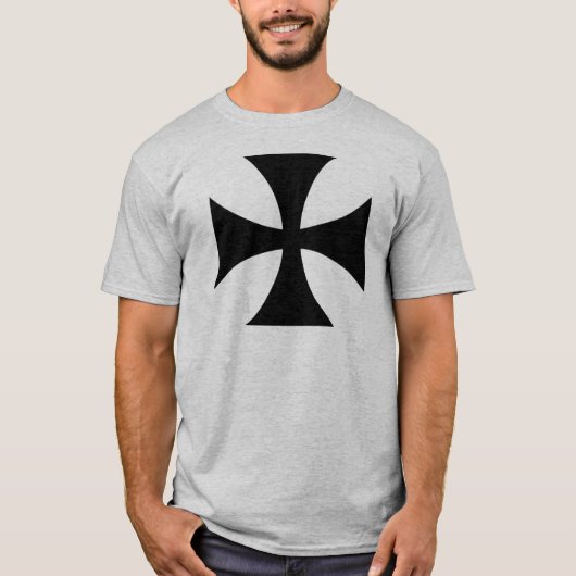 十字のTemplar Tシャツ (正面)