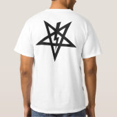 十字はずかずかと歩きます Tシャツ (裏面)