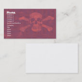 十字はビジネスまたはプロフィールカードの骨を抜きます 名刺 (正面/裏面)