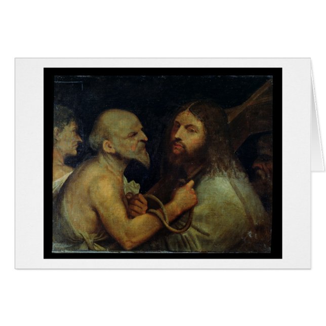 十字を運んでいるキリスト (正面横)