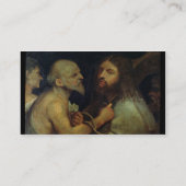 十字を運んでいるキリスト 名刺 (裏面)