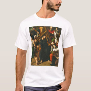 十字を運んでいるキリスト Tシャツ