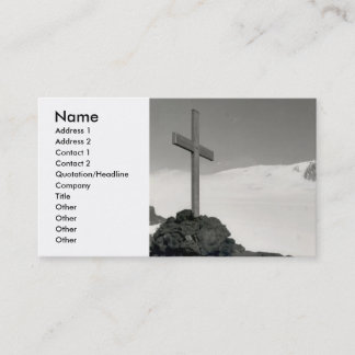 十字カード 名刺