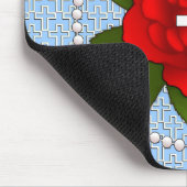 十字パターンが付いている数珠 マウスパッド (コーナー)