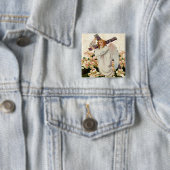 十字ボタン付き天使 缶バッジ (インサイチュ)