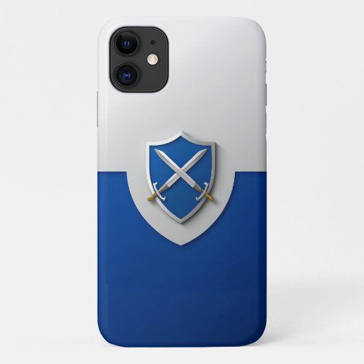 十字剣によるシルバーシールド Case-Mate iPhoneケース (裏面)