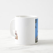 十字及び鳩のマグ コーヒーマグカップ (正面左)