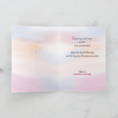 十字型とピンクスカイイースター シーズンカード (内部)