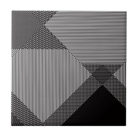 十字型のアート タイル (正面)