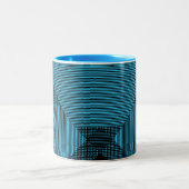 十字型のアート ツートーンマグカップ (中央)