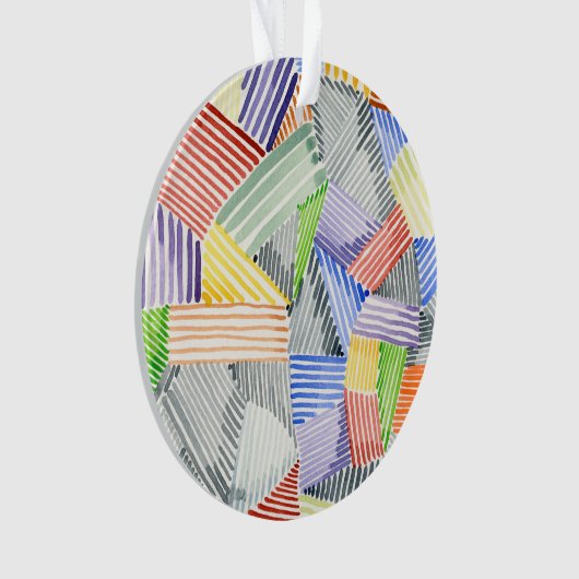 十字型キルトI オーナメント (正面)