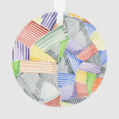 十字型キルトI オーナメント (裏面)