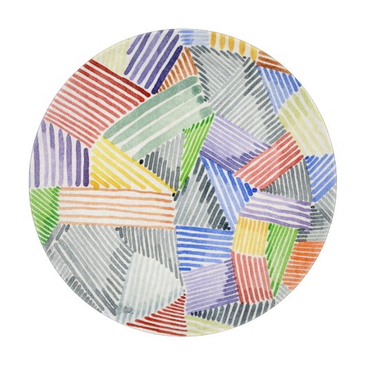 十字型キルトI カッティングボード (正面)