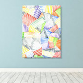 十字型キルトI キャンバスプリント (インサイチュ (ウッドフロア))