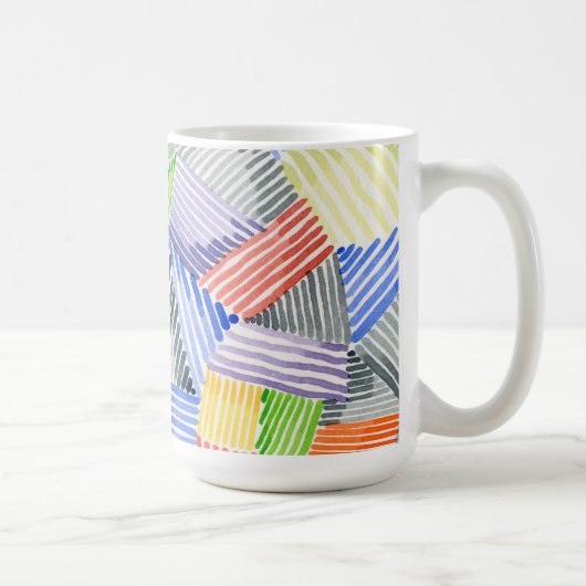 十字型キルトI コーヒーマグカップ (右)