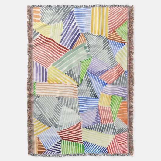 十字型キルトI スローブランケット (正面縦)