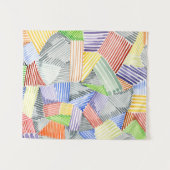 十字型キルトI タペストリー (正面(横))