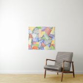 十字型キルトI タペストリー (インサイチュ(横))