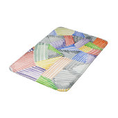 十字型キルトI バスマット (アングル)