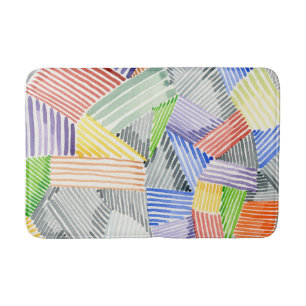 十字型キルトI バスマット