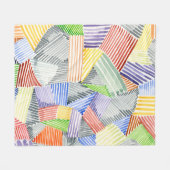 十字型キルトI フリースブランケット (正面(横))