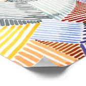 十字型キルトI ポスター (角)