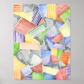 十字型キルトI ポスター (正面)