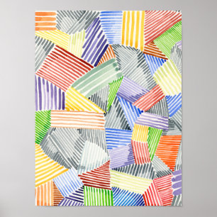 十字型キルトI ポスター