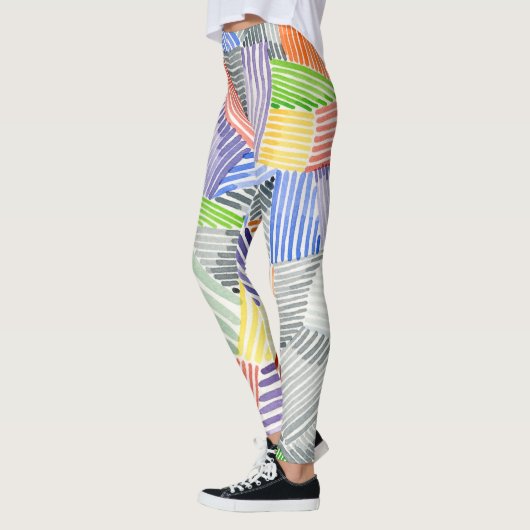 十字型キルトI レギンス (左)