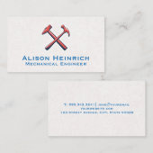 十字型ハンマーのアイコン |テクスチャウォール 名刺 (正面/裏面)