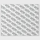 十字型ボーンのフィリーグラッピング紙 ラッピングペーパー (フラット)