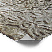 十字形の装飾を持つビザンチンスラブ、12-14t ポスター (角)