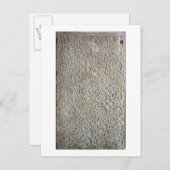 十字形の装飾を持つビザンチンスラブ、12-14t ポストカード (正面/裏面)