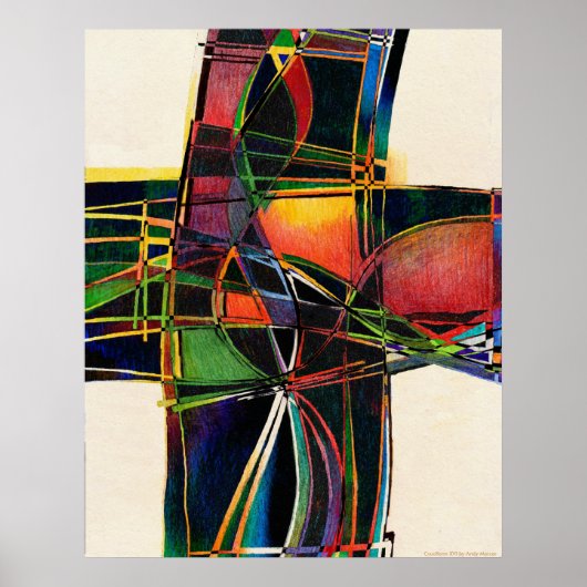 「十字形16」プリント ポスター (正面)