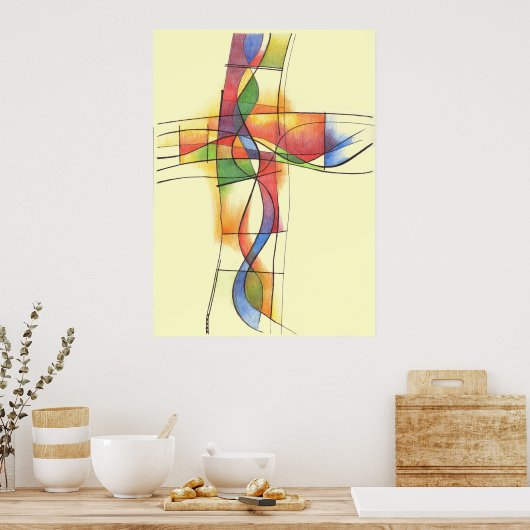 十字形XII ポスター (キッチン)