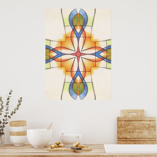 十字形XIII ポスター (キッチン)