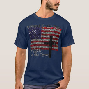 十字愛国心Cのためのフラッグクネエルのためにスタンド Tシャツ