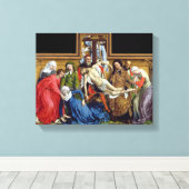 十字架からの降下， c.1435 キャンバスプリント (インサイチュ (ウッドフロア))