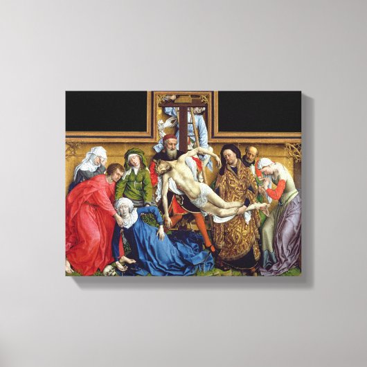 十字架からの降下， c.1435 キャンバスプリント (正面)