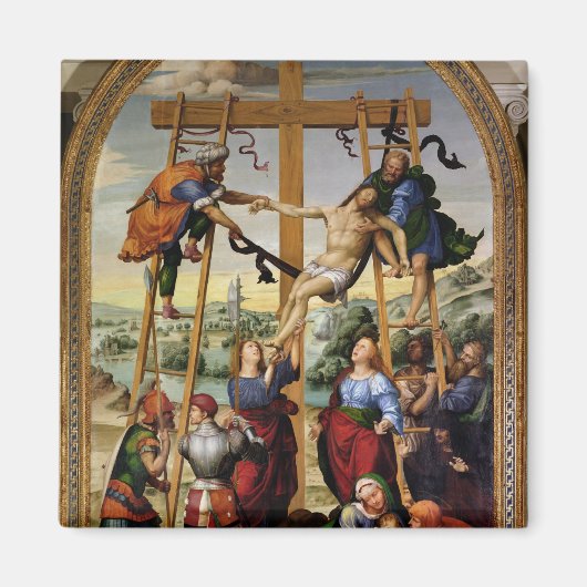 十字架からの降下， c.1505-10 マグネット (正面)