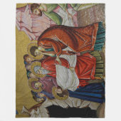 十字架から下へ フリースブランケット (正面)